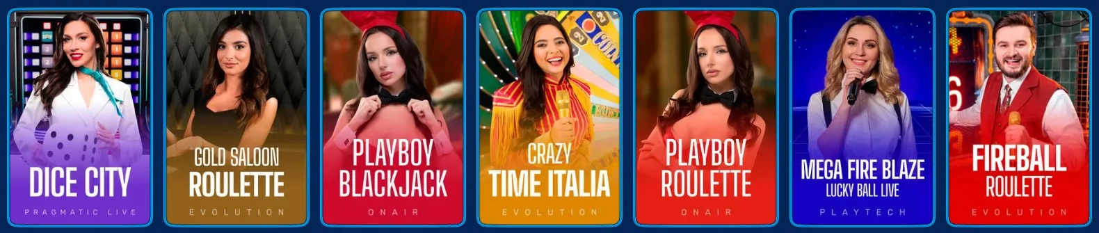 Spinfin Casino Live casino