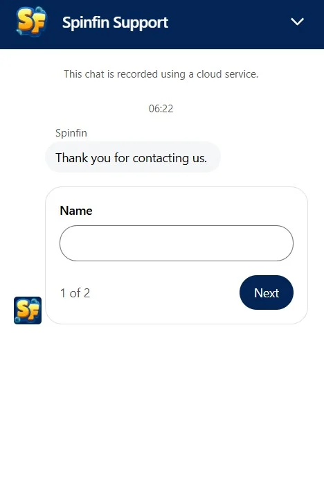 Spinfin Casino Klantenservice